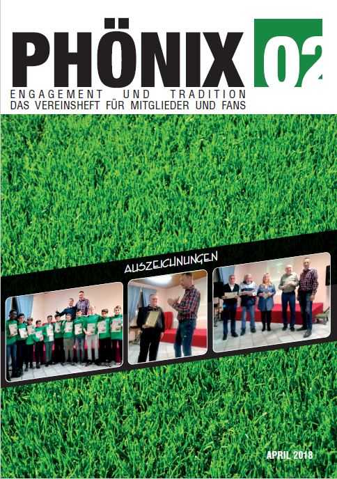 Vereinsheft April 2018 MFC Phönix 02 Cover